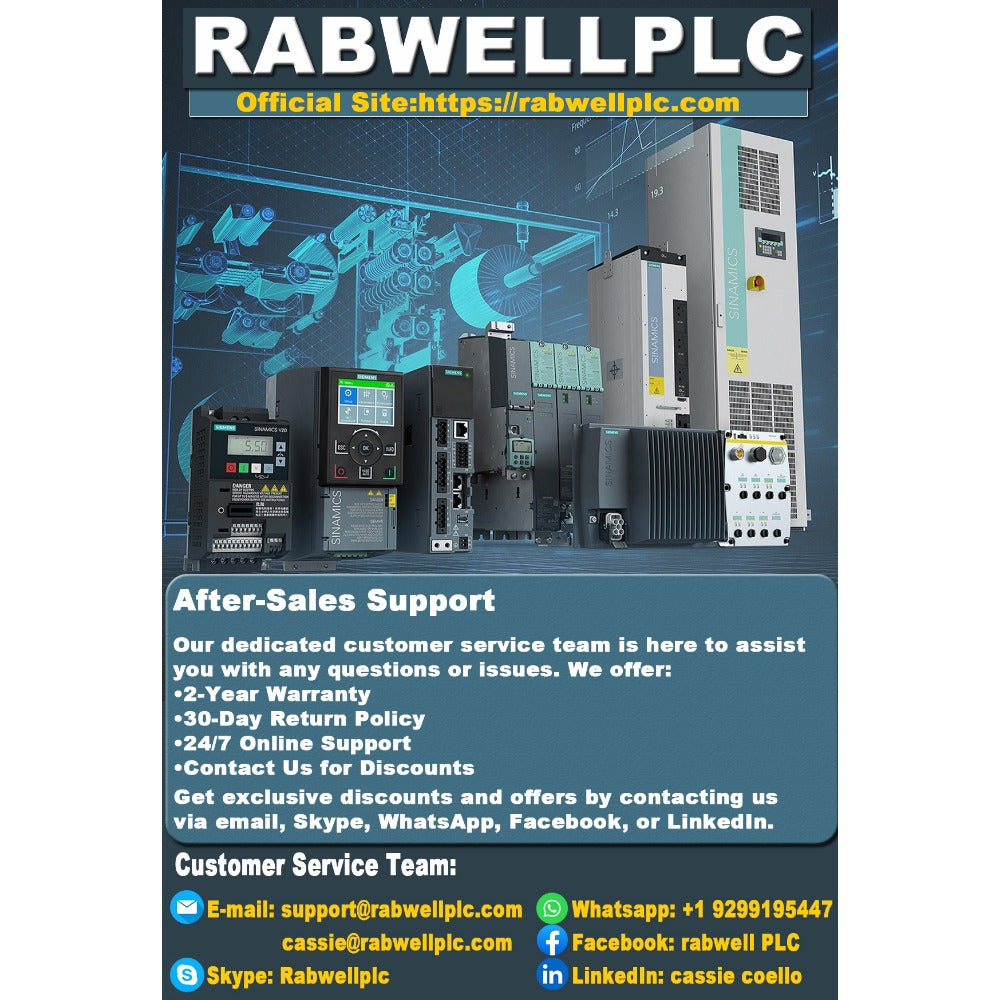 Radwell International: Industrial automation parts, Siemens SINAMICS, 2-year warranty, contact for discounts