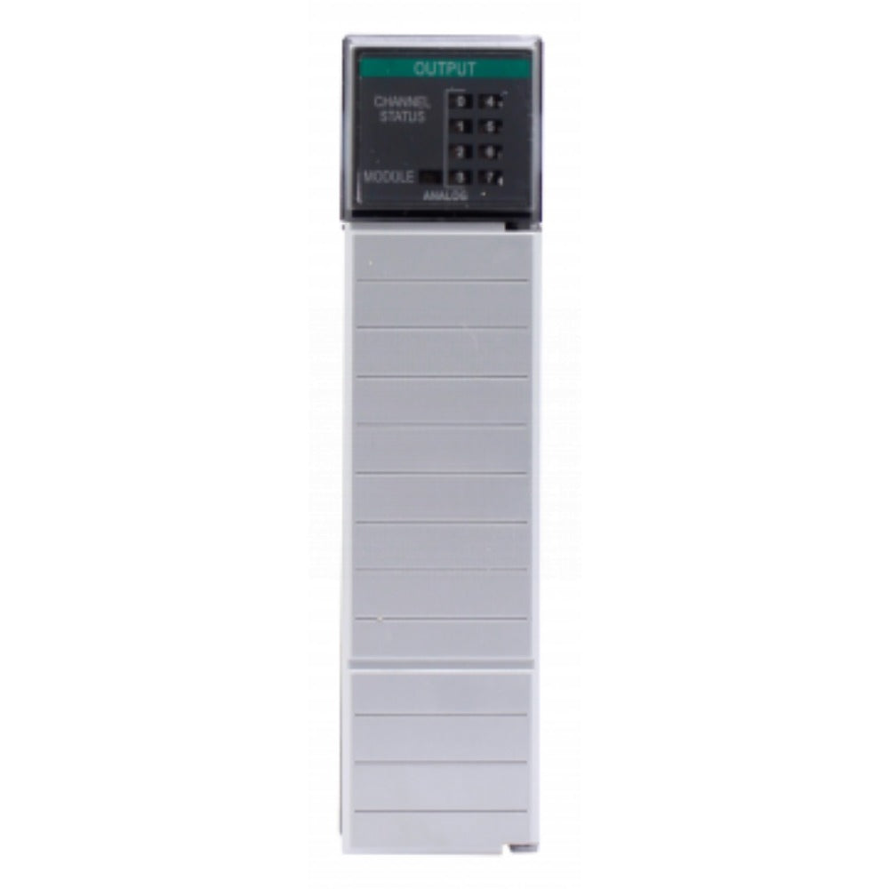Allen-Bradley 1746-NO8V SLC 500 High Density Volt Output Module, with 'OUTPUT' and 'CHANNEL STATUS' labels.