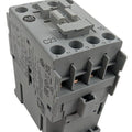 Allen-Bradley 100-C23EJ10 Contactor. Gray plastic enclosure, top view showing terminals and C23 marking.