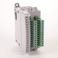 Allen-Bradley 2085-IQ16 Micro850 Expansion Module, 16-point digital input, gray and green color.