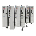 Allen-Bradley Kinetix 5700 servo drives, industrial automation components with Ethernet ports and safety features.