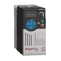 Allen-Bradley PowerFlex 523 AC Drive, gray and black with control panel.
