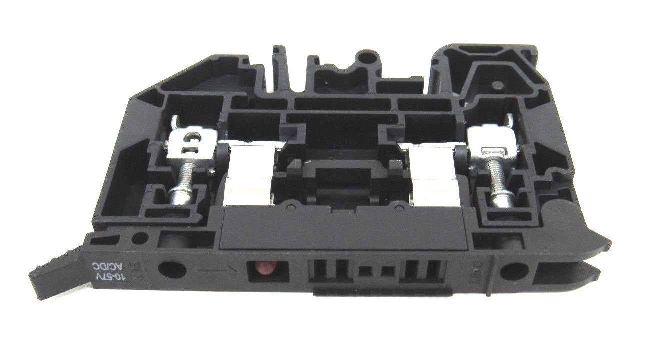 Allen-Bradley 1492-H5 Fusible Terminal Block Red LED, Black Plastic, AC/DC 10-57V