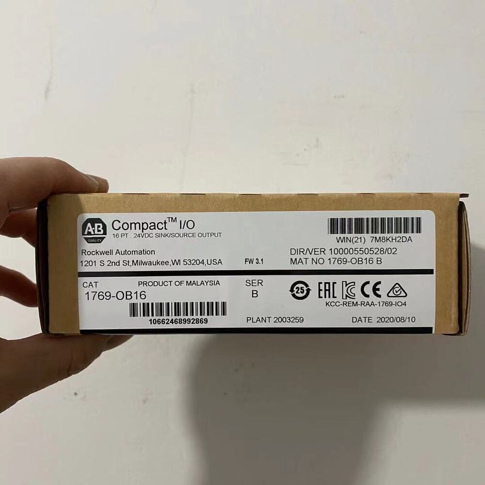 Allen-Bradley 1769-OB16 Compact I/O Module, 16 PT 24VDC Output, factory sealed, from Malaysia