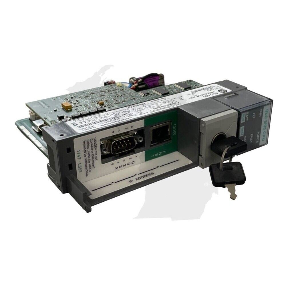 Allen-Bradley SLC 505 CPU Processor Unit 1747-L552, Ethernet and DH-485 Communication, industrial automation parts