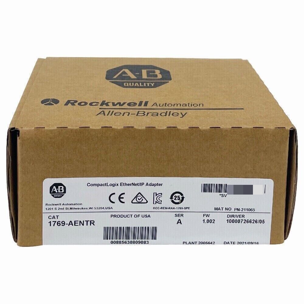 Allen-Bradley 1769-AENTR CompactLogix EtherNet/IP Adapter, product box view