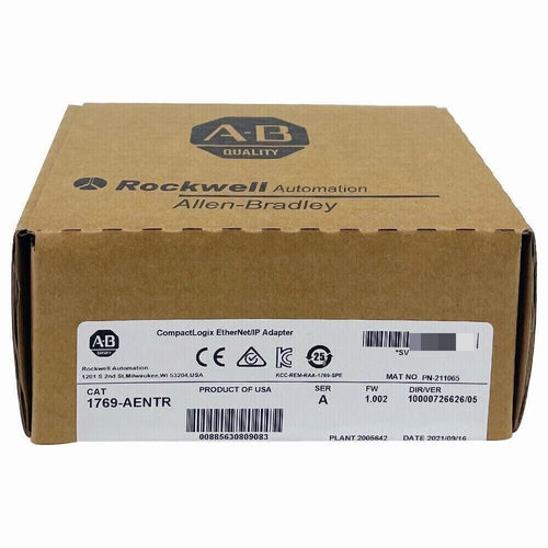 Allen-Bradley 1769-AENTR CompactLogix EtherNet/IP Adapter, product box view