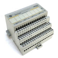 Allen-Bradley FLEX I/O 1794-OE4 Analog Output Module, gray plastic enclosure with terminal connections.