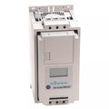 Allen-Bradley SMC-Flex PLC module, featuring a display, port indicators, and terminal connections.