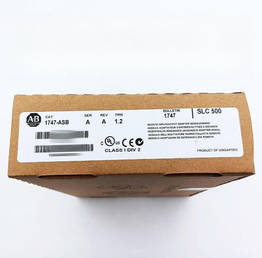 Allen-Bradley 1747-ASB SLC 500 Remote I/O Adapter Module, product of Singapore, industrial automation part