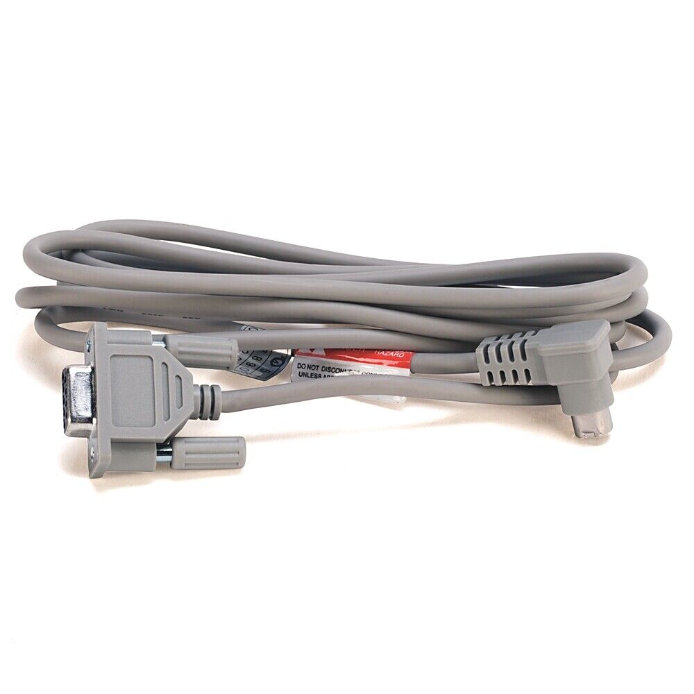 Allen-Bradley 1761-CBL-PM02 programming cable for MicroLogix, DB9 to mini-DIN, grey.