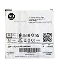 Allen-Bradley PowerFlex 753 AC Drive label, 480VAC Input, 40A Output, 30HP. Model 20F11ND040AA0NNNNN