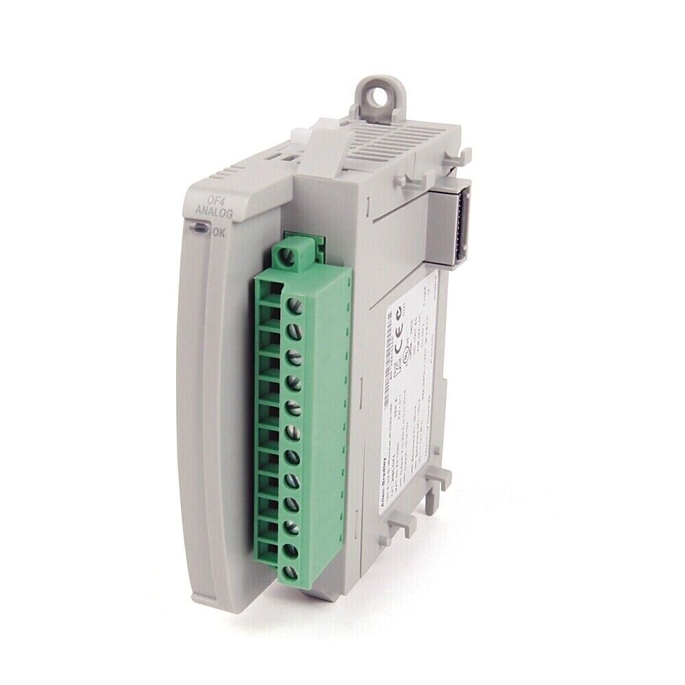 Allen-Bradley 2085-OF4 Micro800 4 Point Analog Output Module, featuring OF4 ANALOG OK.