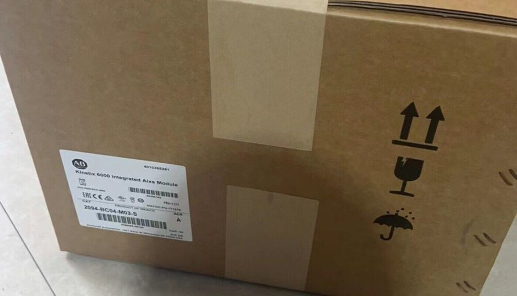 Allen-Bradley Kinetix 6000 Integrated Axis Module in packaging box, industrial automation part.