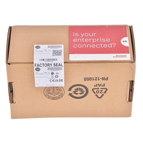 Allen-Bradley 1766-L32BXBA MicroLogix 1400 Controller box, factory sealed, with 'Is your enterprise connected?' text.