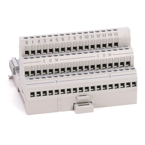 Allen-Bradley 1794-TB3 Flex Terminal Base Module, grey plastic, with numbered terminals and screw-clamp connections.