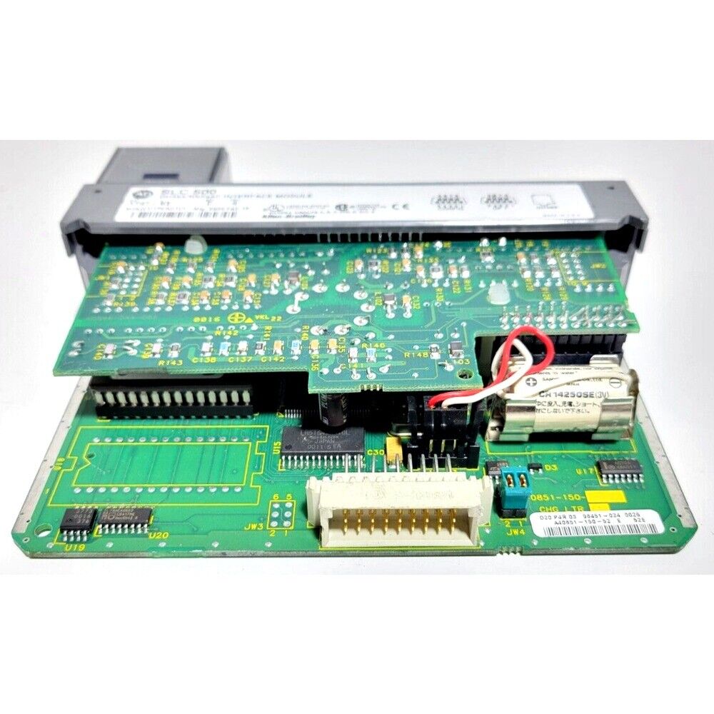 Allen-Bradley 1747-KE SLC500 Interface Module, Circuit board with components, PLC module