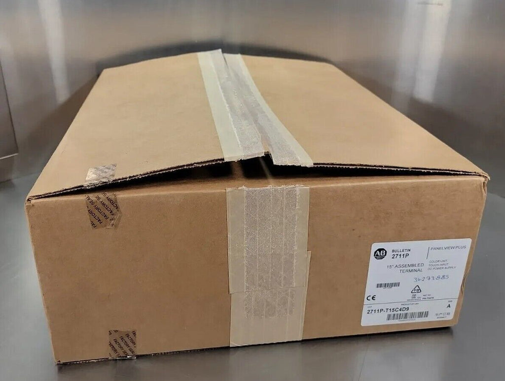 Allen-Bradley 2711P-T15C4D9 PanelView Plus 15" Color Terminal in shipping box, new condition