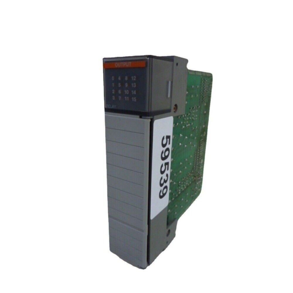Allen-Bradley 1746-OW16 SLC 500 PLC Output Module with relay outputs, label: 59539.