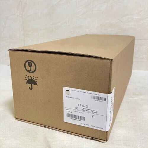 Allen-Bradley 1746-A7 SLC 500 chassis box, new sealed, industrial automation part