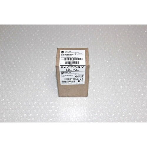 Allen-Bradley FLEX I/O 1794-IB16XOB16P module, factory sealed in its original box, industrial automation part.