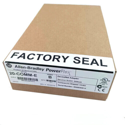 Allen-Bradley 20-COMM-E SER B Ethernet/IP Adaptor in factory sealed box.
