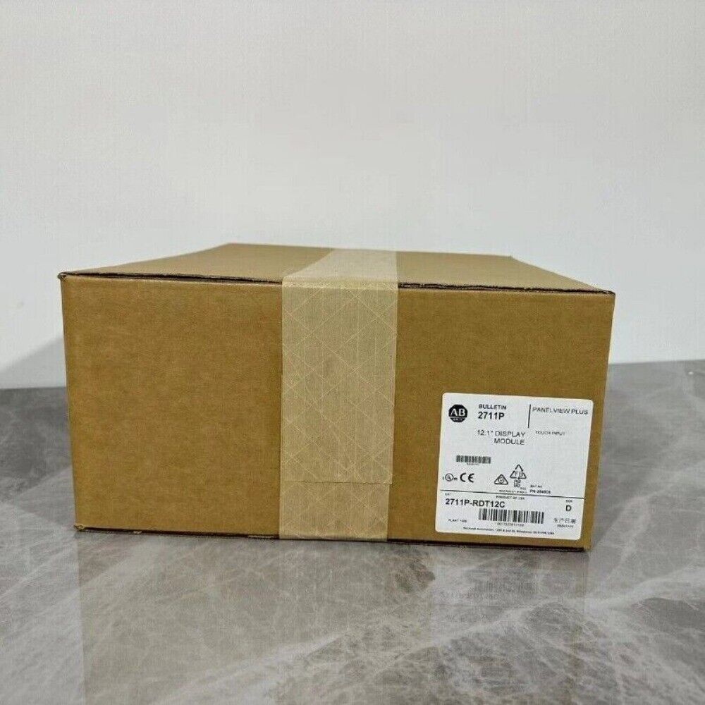 Allen-Bradley PanelView Plus 1250 Display Module, 2711P-RDT12C, packaged product box