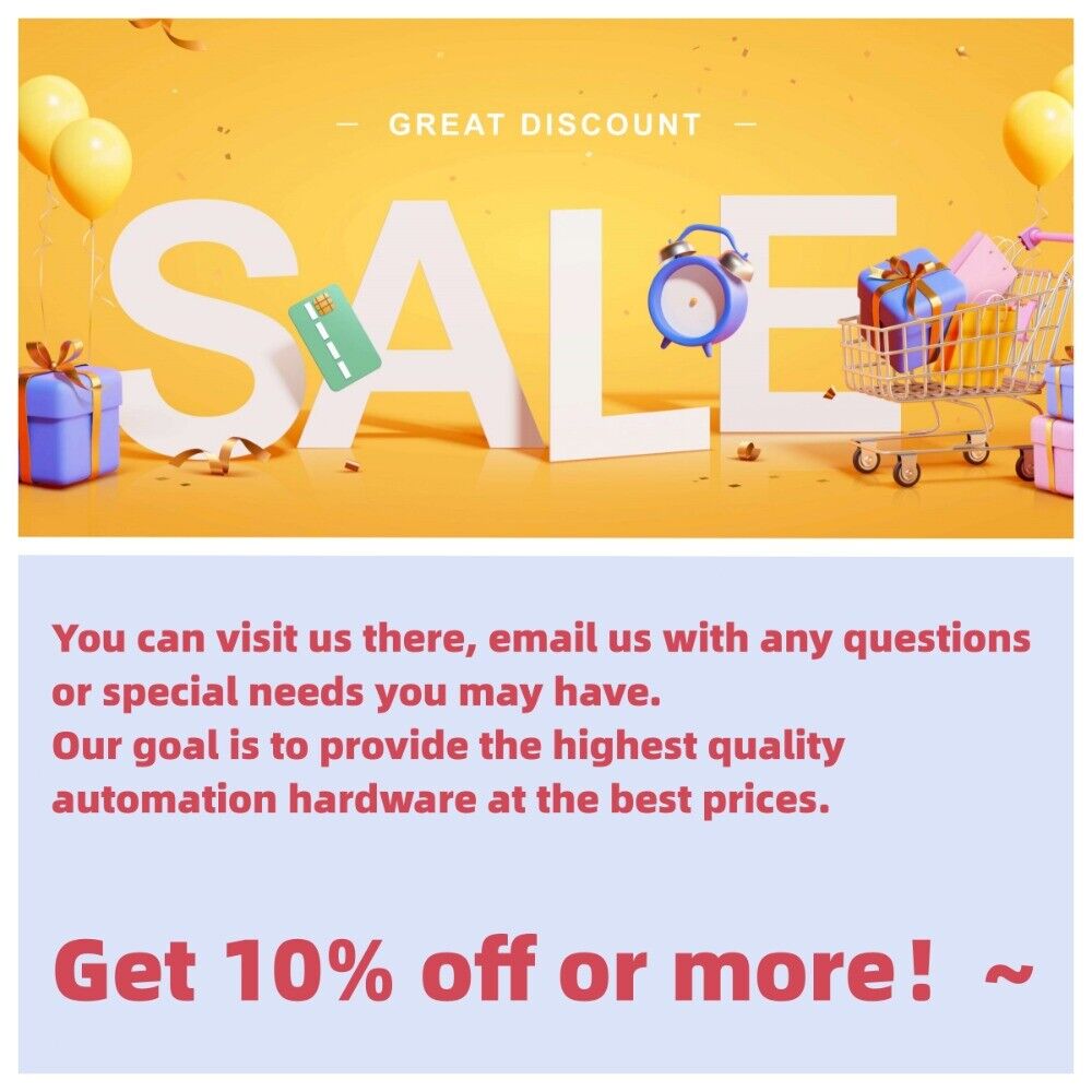 Sale promotion with great discount, Get 10% off or more! Shop for industrial automation hardware.