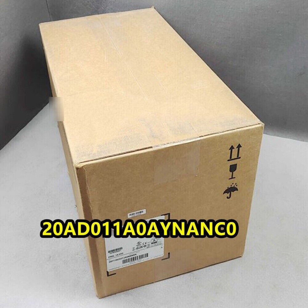 Allen-Bradley PowerFlex 70 AC Drive box. Model number 20AD011A0AYNANC0. Industrial automation component packaging.