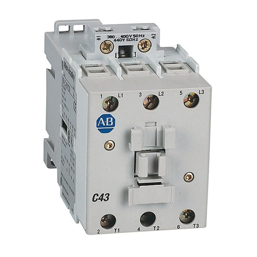 Allen-Bradley 100-C43EJ10 IEC Contactor. 43A, 24VDC, Screw Terminals, Industrial Automation Component