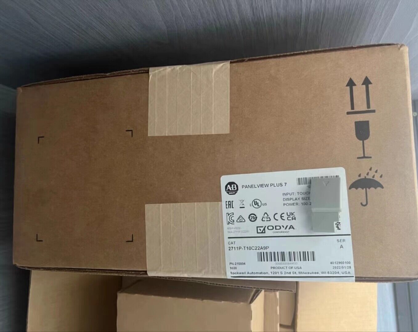 Allen-Bradley PanelView Plus 7 Graphic Terminal in Box, 2711P-T10C22A9P, New