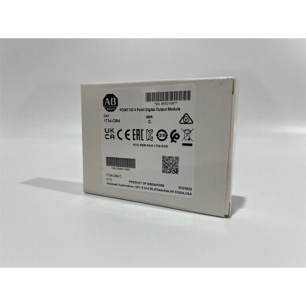 Allen-Bradley 1734-OB4 POINT I/O Digital Output Module, Industrial automation part, 24V DC output.