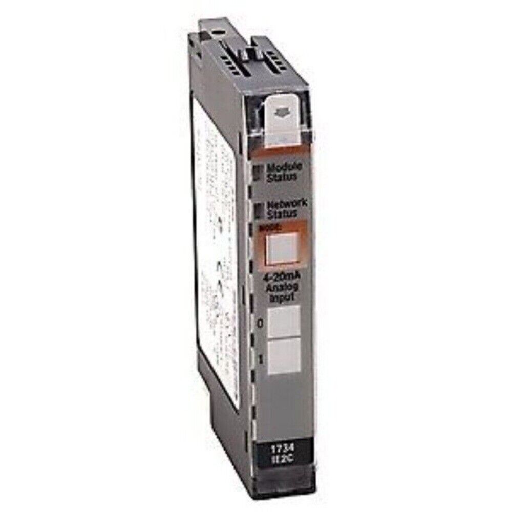 Allen-Bradley 1734-IE2V Analog Input Module: Module Status, Network Status, 4-20mA Input, POINT I/O.