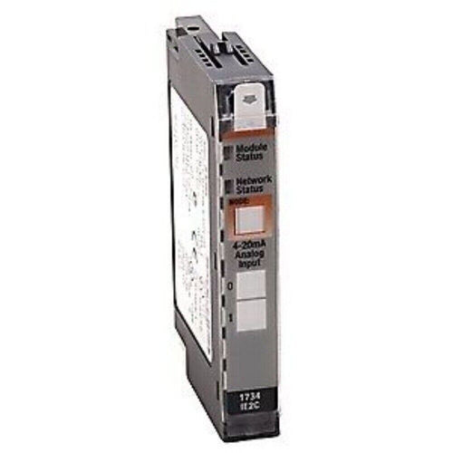 Allen-Bradley 1734-IE2V Analog Input Module: Module Status, Network Status, 4-20mA Input, POINT I/O.