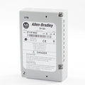 Allen-Bradley 2711P-RN3 Communication Module, gray industrial automation component, safety warning label.