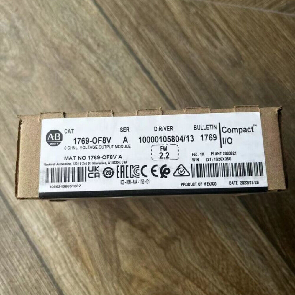 Allen-Bradley 1769-OF8V Compact I/O Module, 8 Channel Voltage Output.