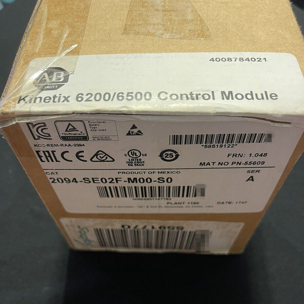 Allen-Bradley Kinetix 6200/6500 Control Module 2094-SE02F-M00-S0 in box, industrial automation part.