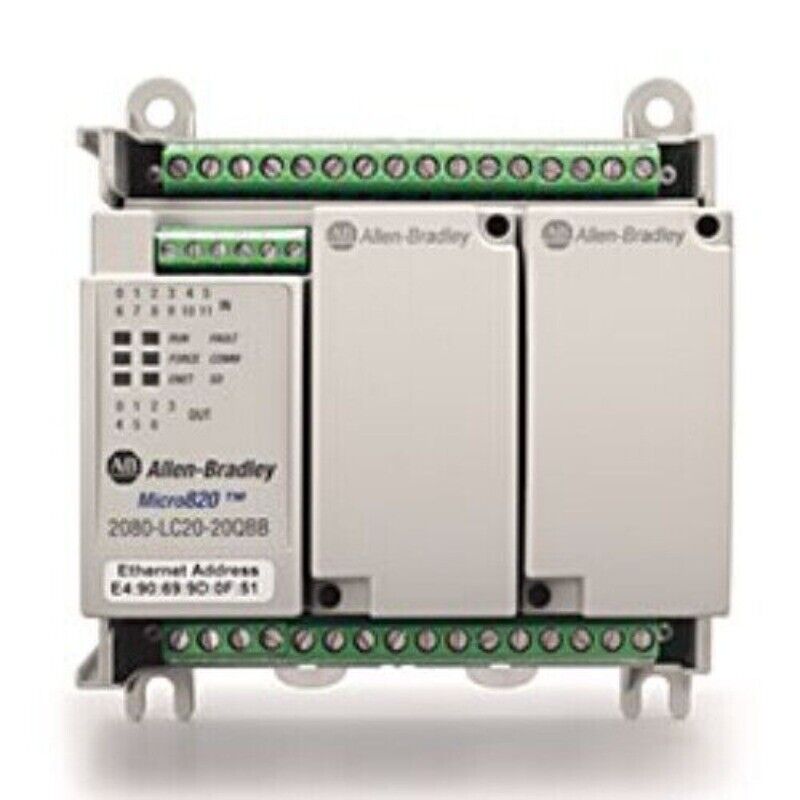 Allen-Bradley Micro820 2080-LC20-20QBB PLC Controller, Ethernet IP, industrial automation part