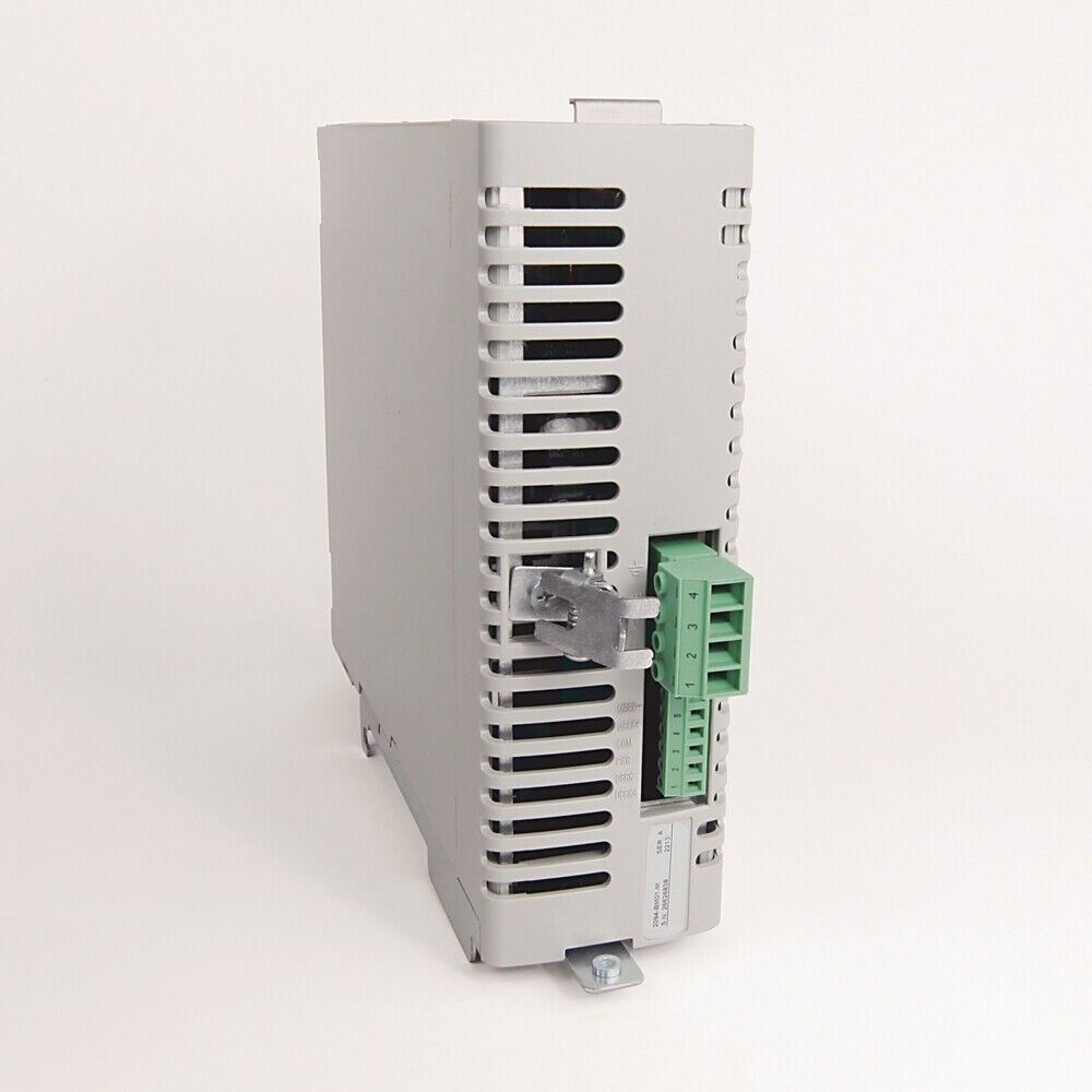 Allen-Bradley 2094-BM01-S Kinetix 6000 Servo Drive Axis Module, grey industrial component, green terminal block, PLC module