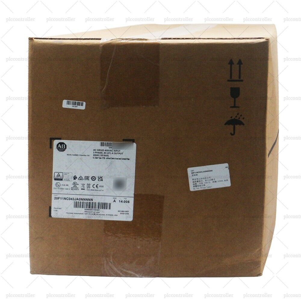Allen-Bradley PowerFlex 753 AC Drive in box, 20F11NC043JA0NNNNN industrial automation part