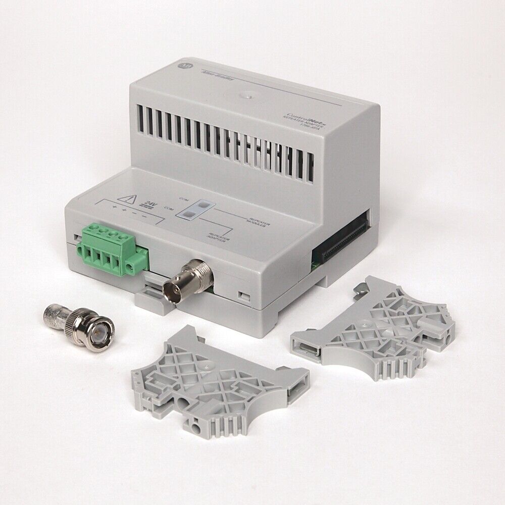 Allen-Bradley ControlNet Repeater Adapter Module 1786-RPA Series B, grey industrial automation component.