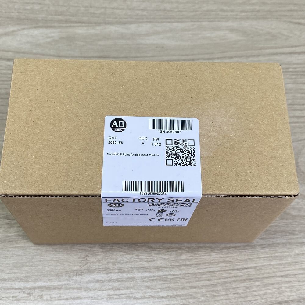 Allen-Bradley 2085-IF8 Micro800 Analog Input Module in factory-sealed box