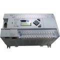Allen-Bradley MicroLogix 1400 Series PLC, gray housing with digital display, Ethernet port, and control buttons.