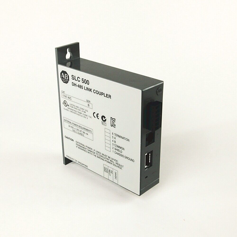 Allen-Bradley SLC 500 DH-485 Link Coupler Module 1747-AIC