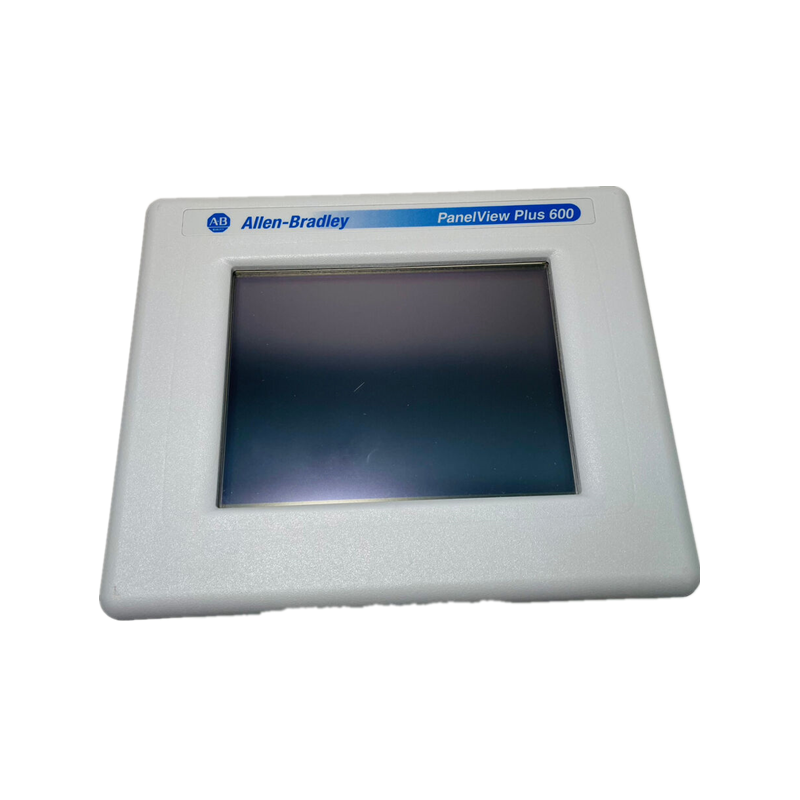 Allen-Bradley PanelView Plus 600 HMI Display, White Industrial Panel