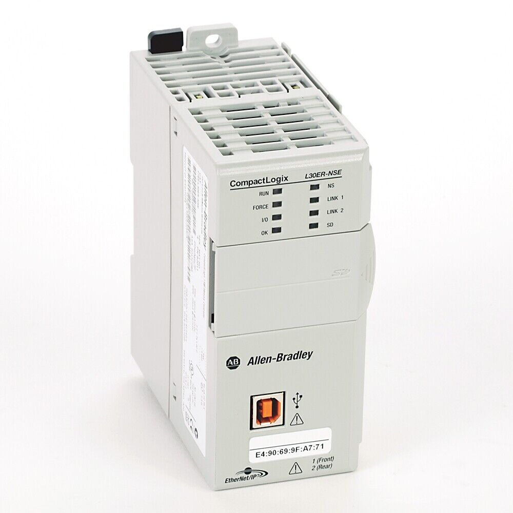 Allen-Bradley CompactLogix L30ER-NSE PLC module, industrial automation part.