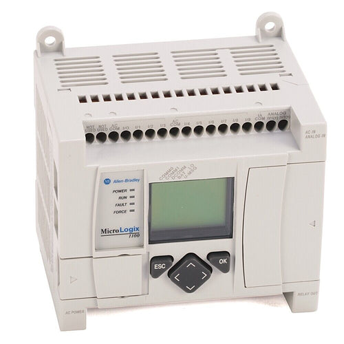 Allen-Bradley MicroLogix 1100 Programmable Controller with LCD display, Ethernet Port