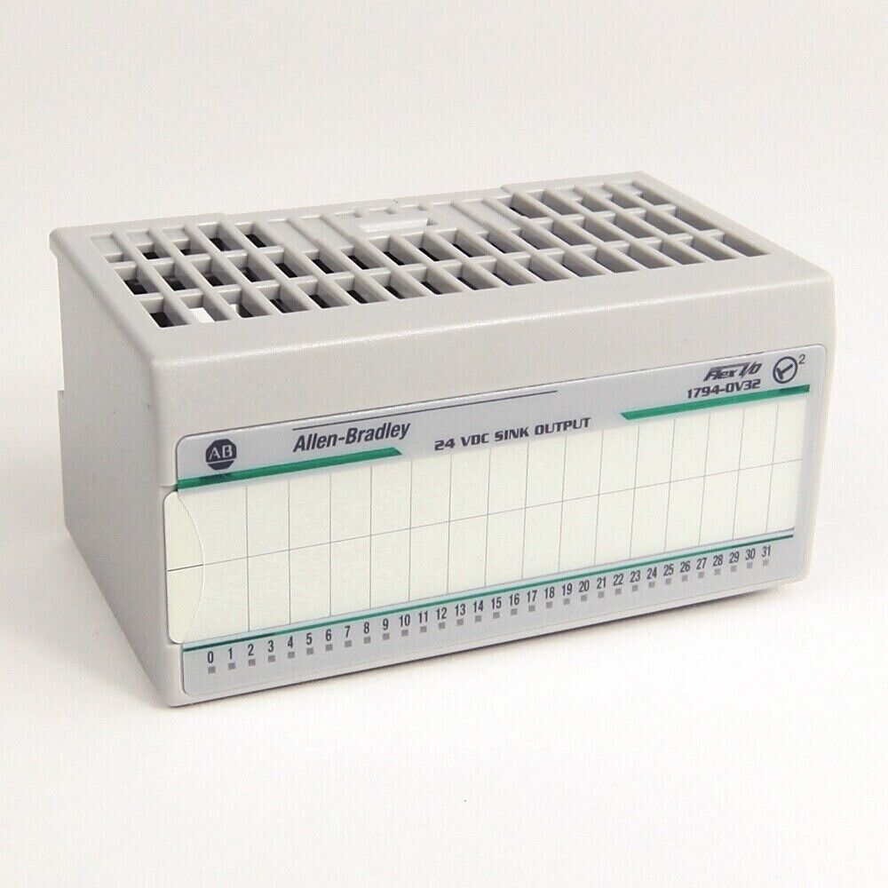Allen-Bradley 1794-OV32 digital output module. 24VDC sink output, industrial automation part, Flex I/O.