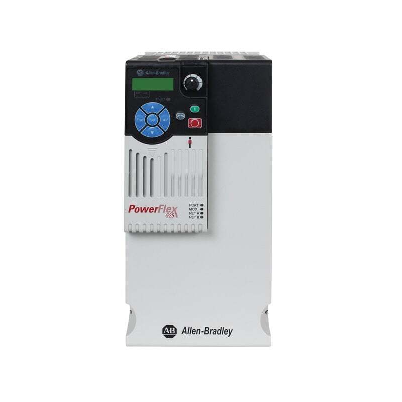 Allen-Bradley PowerFlex 525 AC Drive, PLC module for industrial automation.