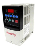 Allen-Bradley PowerFlex 4 AC Drive, 22A Series, with display and control buttons, for motor control applications.